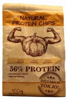 Natural Protein Chips Tökmagból 50 g