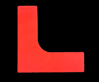 Gumi padlójelölő, piros SAROK - TREMBLAY