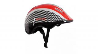 Védősisak M-es méret SPARTAN EASY BIKER RED