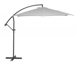 ROJAPLAST FREE POLE függő napernyő, hajtókarral - szürke - ø 300 cm ()