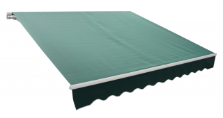 ROJAPLAST P4501 falra szerelhető napellenző - zöld - 2,95 x 2 m ()