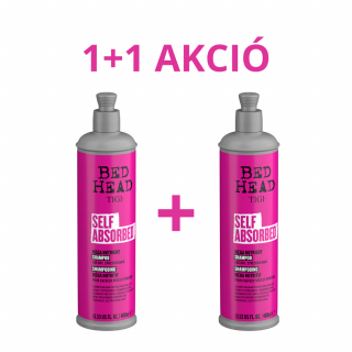 1+1 AKCIÓ! TIGI Self Absorbed - Extra tápláló sampon 400 ml - Esztétikai hibás csomagolásban