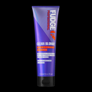 FUDGE Clean Blonde Violet Sampon  - Hamvasító sampon 250ml