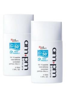 NARÜKO am+pm 10 peptides bőrvédő naptej SPF50+ PA+++ 50ml (2db-os csomag)