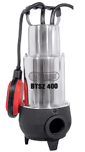 Elpumps BTSZ 400 szabad átömlésû szennyvíz szivattyú 230V (úszókapcsolós)