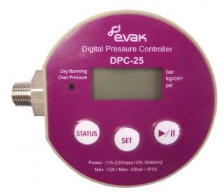EVAK DPC-25 digitális nyomáskapcsoló 230V max. 1,5kW