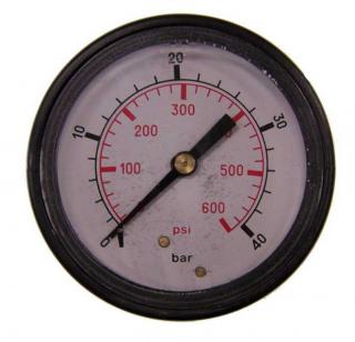 Italtecnica Nyomásmérõ óra F32-8 0-40Bar Fekvõ kivitel