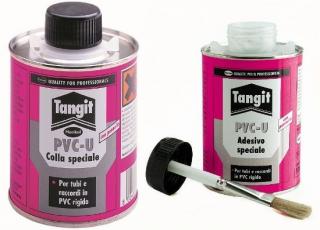 PVC ragasztó Henkel Tangit PVC-U ecsettel 0,5 kg