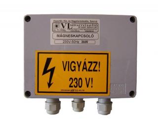 VL Mágneskapcsoló 3kW 230V (nyomáskapcsolóhoz)
