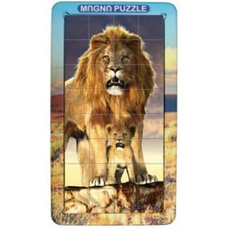 3D Magna Portraits puzzle - oroszlán