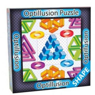 3D Optillusion Tile Puzzles Forma kirakó