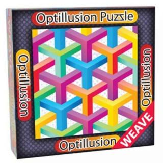 3D Optillusion Tile Puzzles Y kirakó