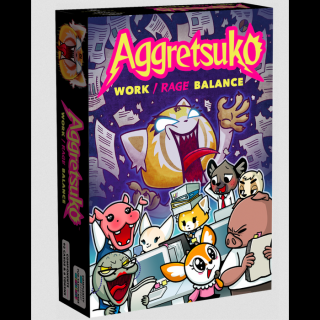 Aggretsuko Work/Rage Balance angol nyelvű kártyajáték