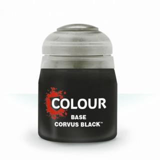 Citadel festék Base: Corvus black 12 ml