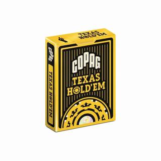 COPAG Texas Hold'em Gold fektete, 2 nagy indexes 100% plasztik póker kártya