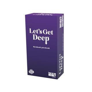 Let's Get Deep felnőtt kiadású társasjáték (18+)