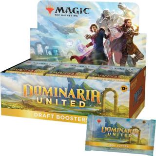 Magic: The Gathering: Dominaria United Draft Booster Display gyűjtői kártya