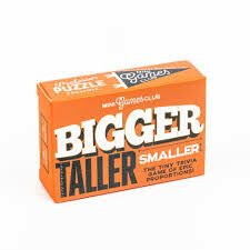 Matchbox kártyajáték - Bigger, taller, smaller, angol