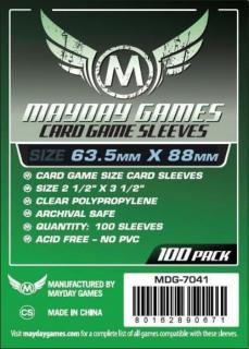 Mayday Games Kártyavédő kártyajátékokhoz (100 db-os csomag) 63.5 mm x 88 mm