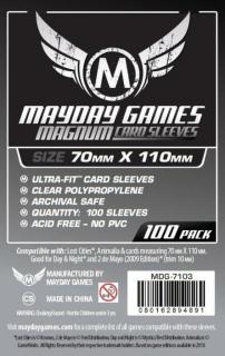 Mayday Games Magnum Silver kártyavédő: 70 x 110 mm "Elveszett városok" társasjátékhoz