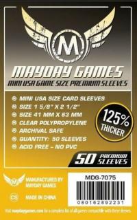 Mayday Games Premium Mini USA kártyavédő 41 x 63 mm (50 db-os csomag)