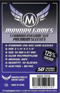 Mayday Games Premium USA méretű kártyavédő 56 x 87 mm (50 db-os csomag)