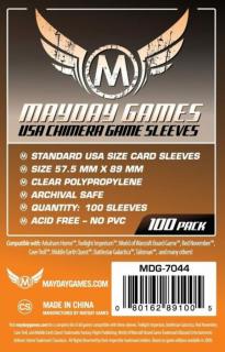 Mayday Games USA Chimera méretű kártyavédő 57.5 X 89 mm (100 db-os csomag)