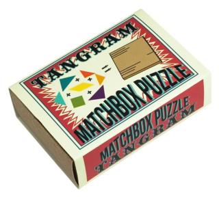 Tangram Matchbox Professor Puzzle ördöglakat