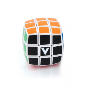 V-CUBE 3x3 versenykocka, fehér, lekerekített, matrica nélküli