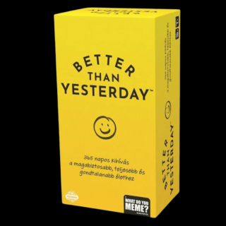 WDYM - Better Than Yesterday motivációs társasjáték