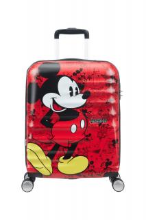 American Tourister Wavebreaker Disney Mickey piros kézipoggyász