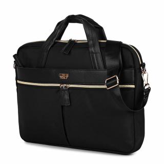 Coveri Fekete Laptoptáska