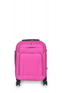Kisméretű Rózsaszín Puha Falú Bőrönd
