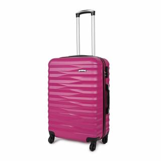Ormi Pink Keményfalú Négykerekű Közepes Méretű Bőrönd