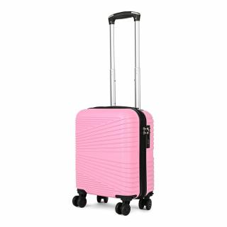 Rózsaszín Wizzair Méretű Négykerekű Csendes Kabinbőrönd