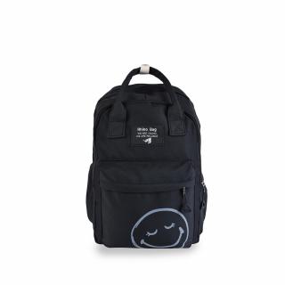 Smiley Mintás Fekete Unisex Hátizsák