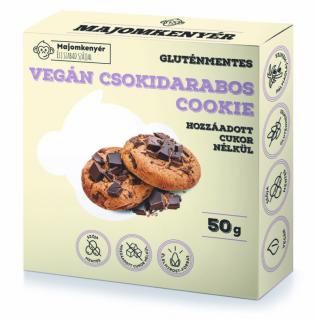 Majomkenyér Vegán Csokidarabos Cookie hozzáadott cukor nélkül 50g