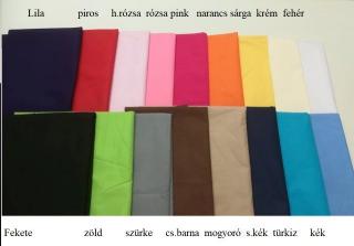 Pamut szatén anyag egyszínű (választható színek)