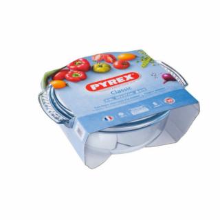 PYREX IRRESISTIBLE kerek Jénai tál, üveg fedővel 4,9 L (3,5l , 1,4l)