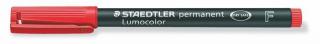 Alkoholos marker, OHP, 0,6 mm, STAEDTLER "Lumocolor® 318 F", piros