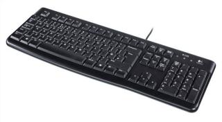 Billentyûzet, vezetékes, USB, HUN, LOGITECH "K120"