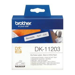 Brother DK-11203 elõvágott címke (17 mm x 87 mm)