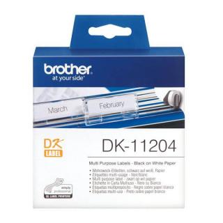 Brother DK-11204 elõvágott címke (17 mm x 54 mm)