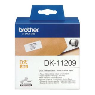 Brother DK-11209 elõvágott címke (29 mm x 62 mm)