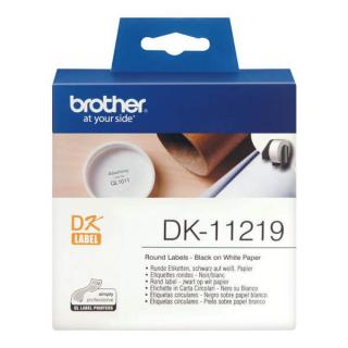 Brother DK-11219 elõvágott címke (12 mm x 12 mm)