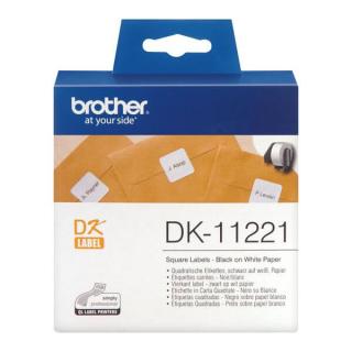 Brother DK-11221 elõvágott címke (23 mm x 23 mm)