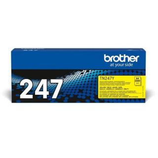 Brother TN247 Y nagy kapacitású sárga eredeti toner | L3210 | L3270 | L3510 | L3550 | L3730 | L3770 |