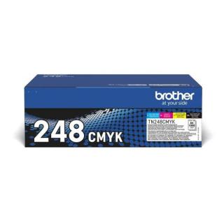 Brother TN248 VAL eredeti toner csomag (fekete, cyan, magenta, sárga) | HL-L8230 | HL-L8240 | DCP-L3520 | DCP-L3560 | MFC-L3740 | MFC-L8340 | MFC-L8390 |