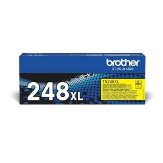 Brother TN248XL Y nagy kapacitású sárga eredeti toner| HL-L8230 | HL-L8240 | DCP-L3520 | DCP-L3560 | MFC-L3740 | MFC-L8340 | MFC-L8390 |