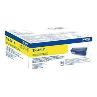 Brother TN421 Y sárga eredeti toner | L8260 | L8360 | L8410 | L8690 | L8900 |